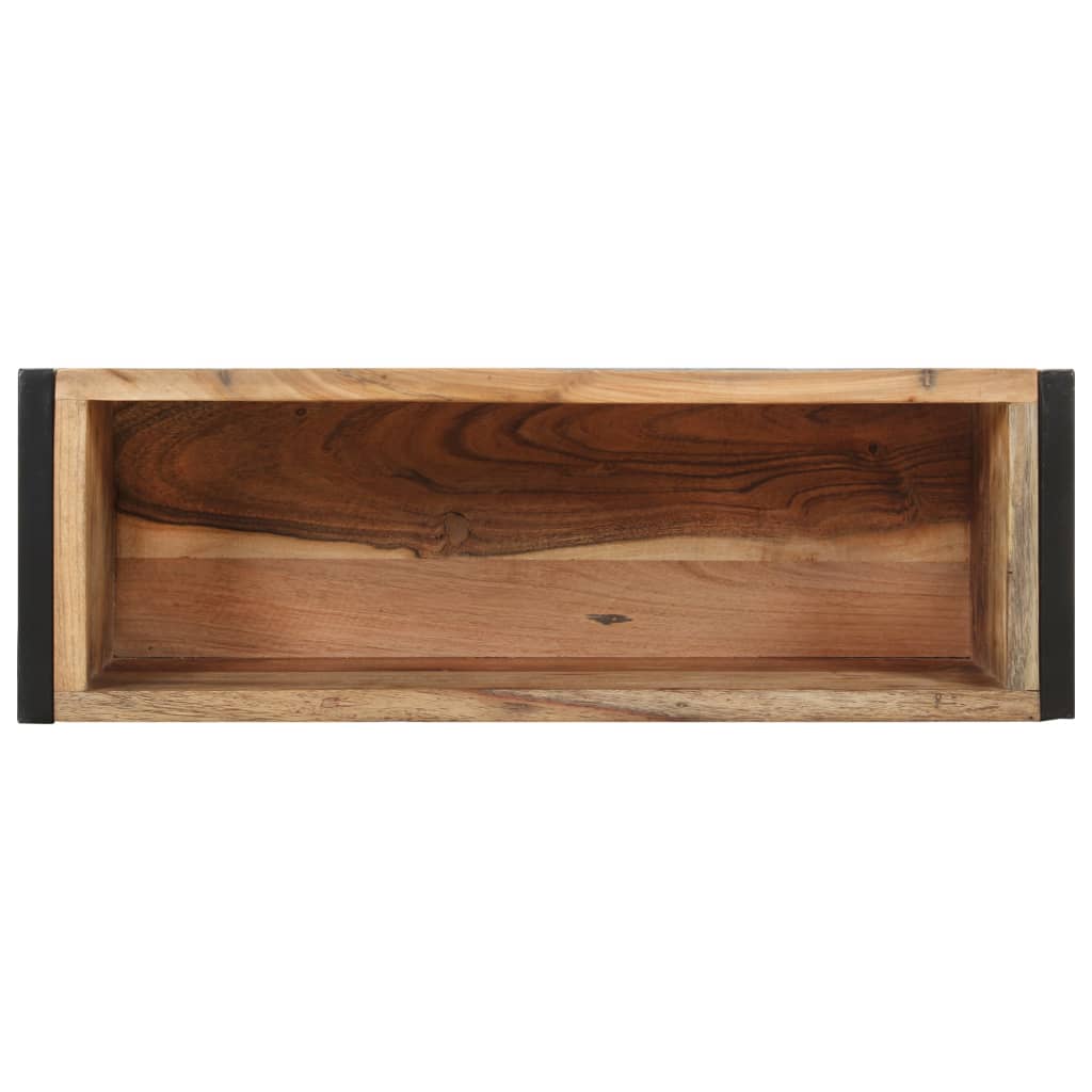 Planter 60x20x68 cm Solid reclaimed wood