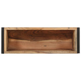 Planter 60x20x68 cm Solid reclaimed wood