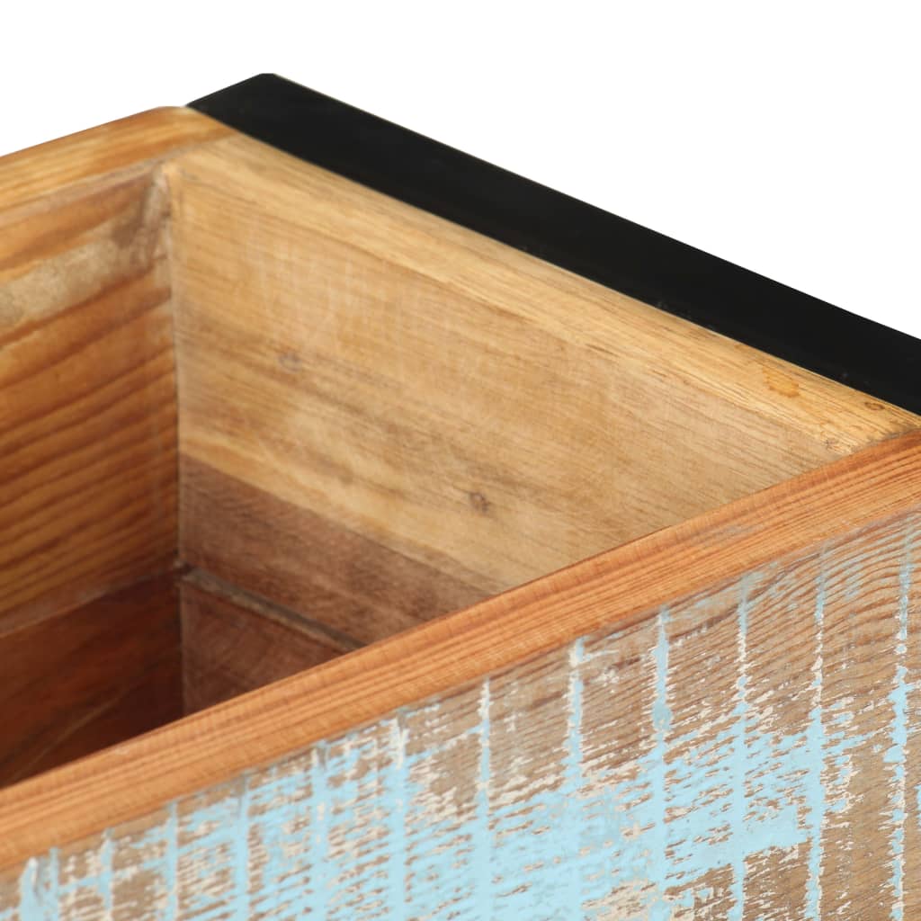 Planter 60x20x68 cm Solid reclaimed wood