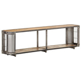 Meuble TV 150x30x40 cm Bois massif de manguier