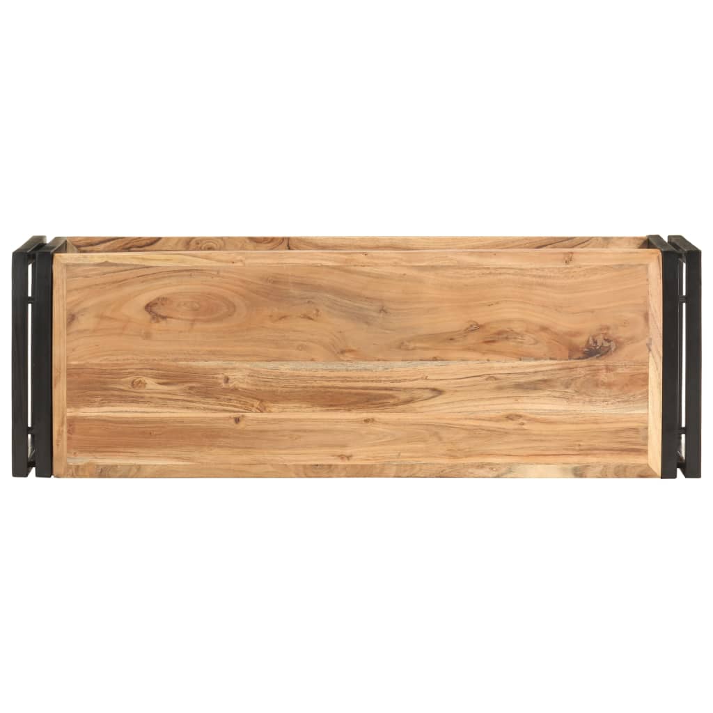 Meuble TV 90x30x40 cm Bois d'acacia solide