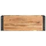 Meuble TV 90x30x40 cm Bois d'acacia solide