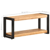 Meuble TV 90x30x40 cm Bois d'acacia solide