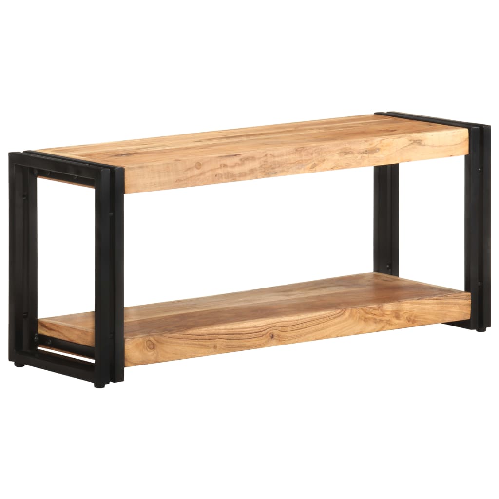 Meuble TV 90x30x40 cm Bois d'acacia solide