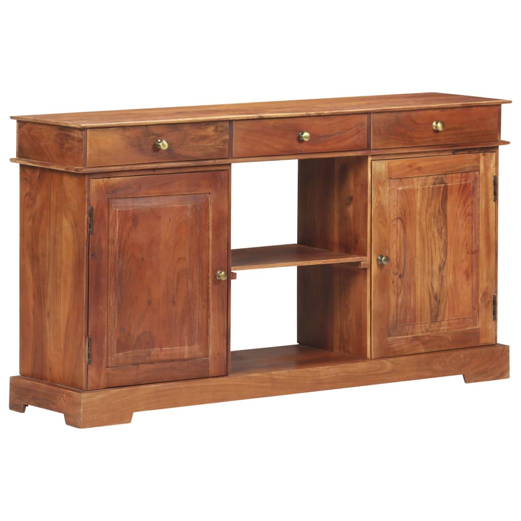 Buffet 135x35x75 cm Bois d'acacia solide