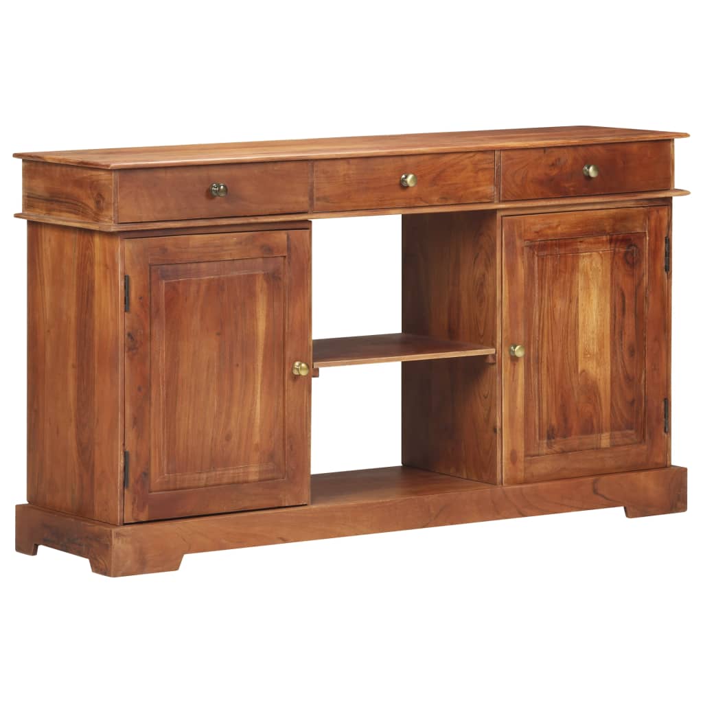 Buffet 135x35x75 cm Bois d'acacia solide