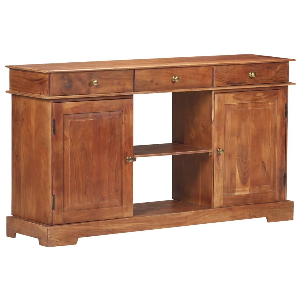 Buffet 135x35x75 cm Bois d'acacia solide