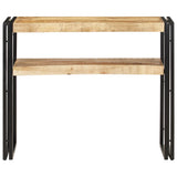 Table console 90x30x75 cm Bois de manguier brut