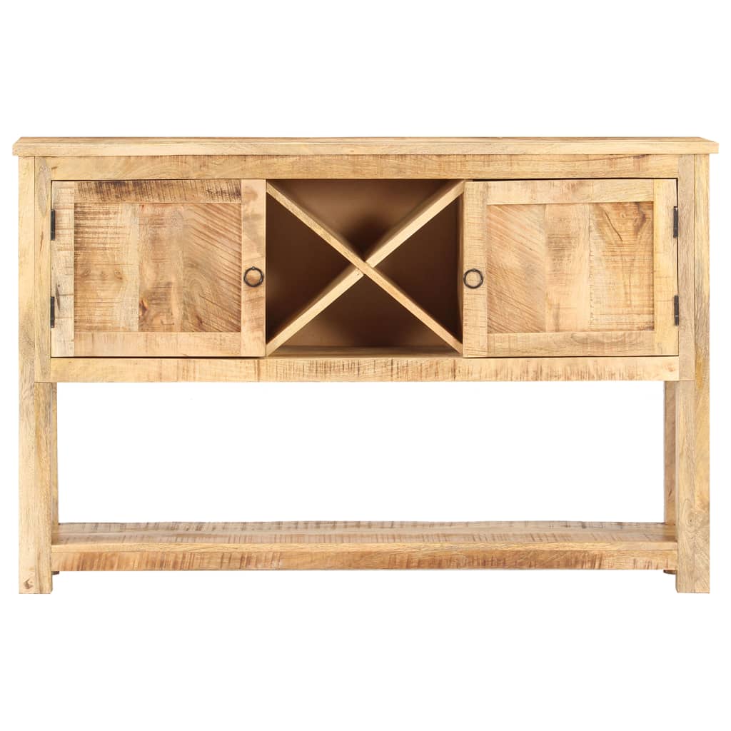 Buffet 120x30x76 cm Bois de manguier brut