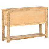 Buffet 120x30x76 cm Bois de manguier brut