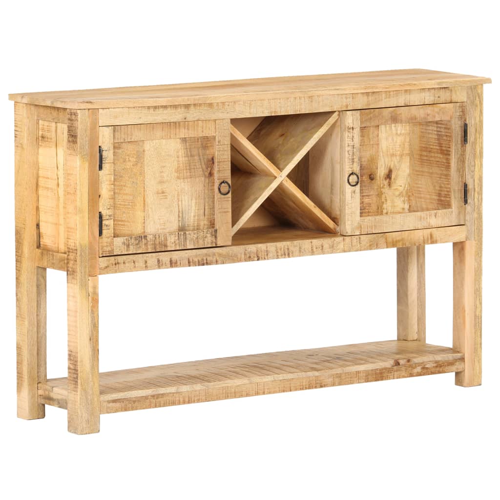 Buffet 120x30x76 cm Bois de manguier brut