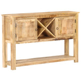 Buffet 120x30x76 cm Bois de manguier brut