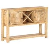 Buffet 120x30x76 cm Bois de manguier brut