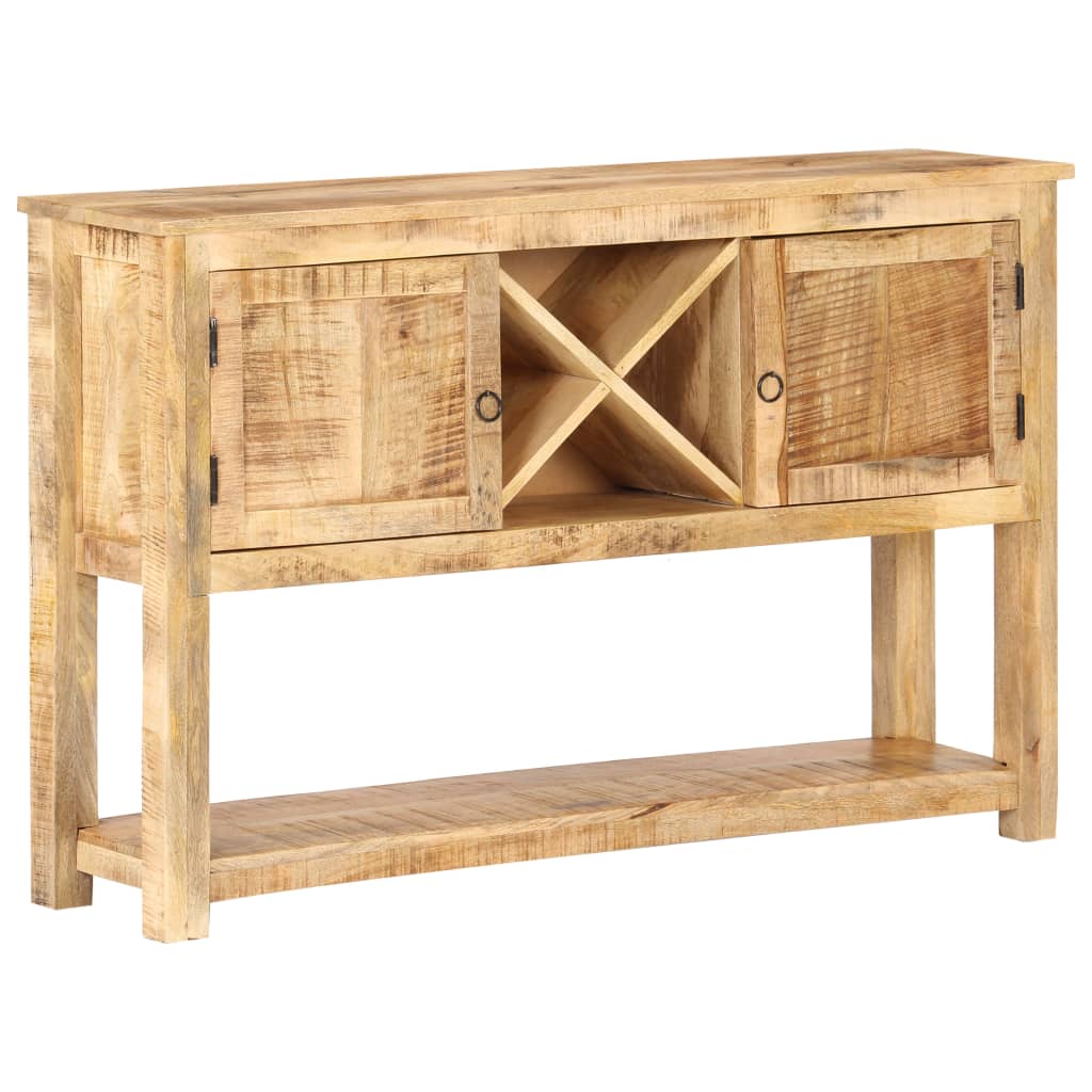 Buffet 120x30x76 cm Bois de manguier brut