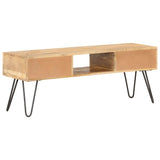 Meuble TV 120x35x45 cm Bois solide de manguier