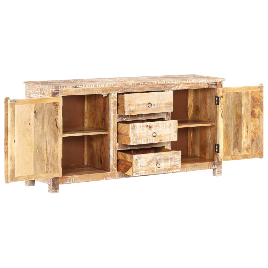 Buffet 151x40x75 cm Bois d'acacia brut