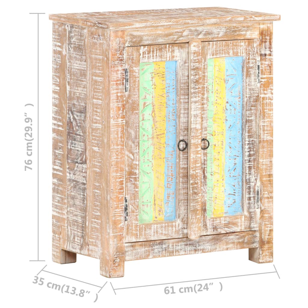 Buffet 61x35x76 cm Bois d'acacia brut