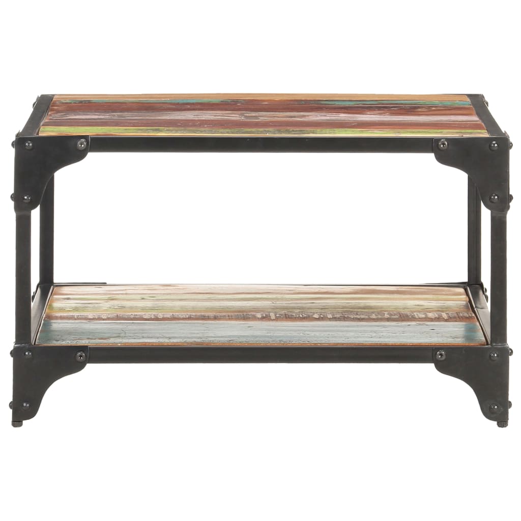 Coffee table 60x60x35 cm Solid reclaimed wood