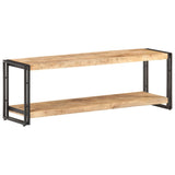 Meuble TV 120x30x40 cm Bois de manguier brut