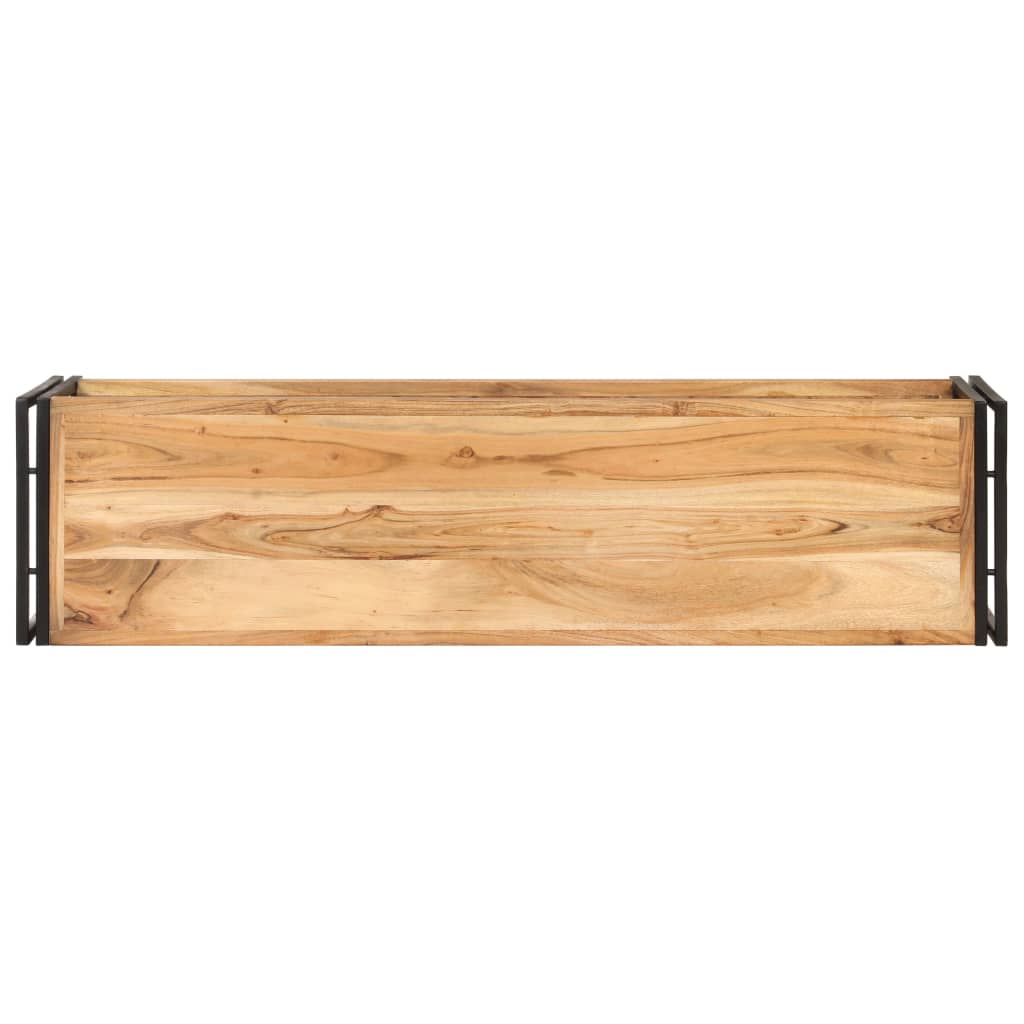 Meuble TV 120x30x40 cm Bois d'acacia massif