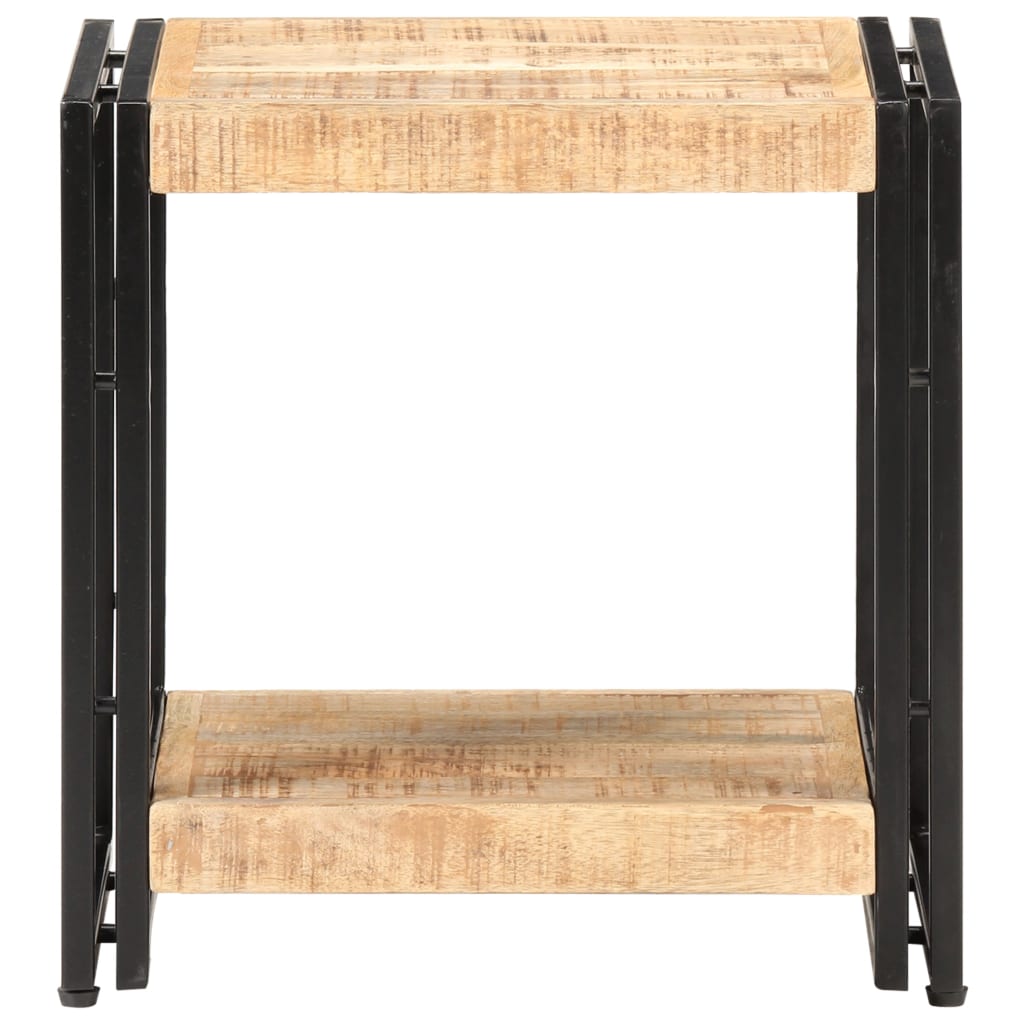 Table d'appoint 40x30x40 cm Bois de manguier brut