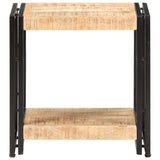 Table d'appoint 40x30x40 cm Bois de manguier brut