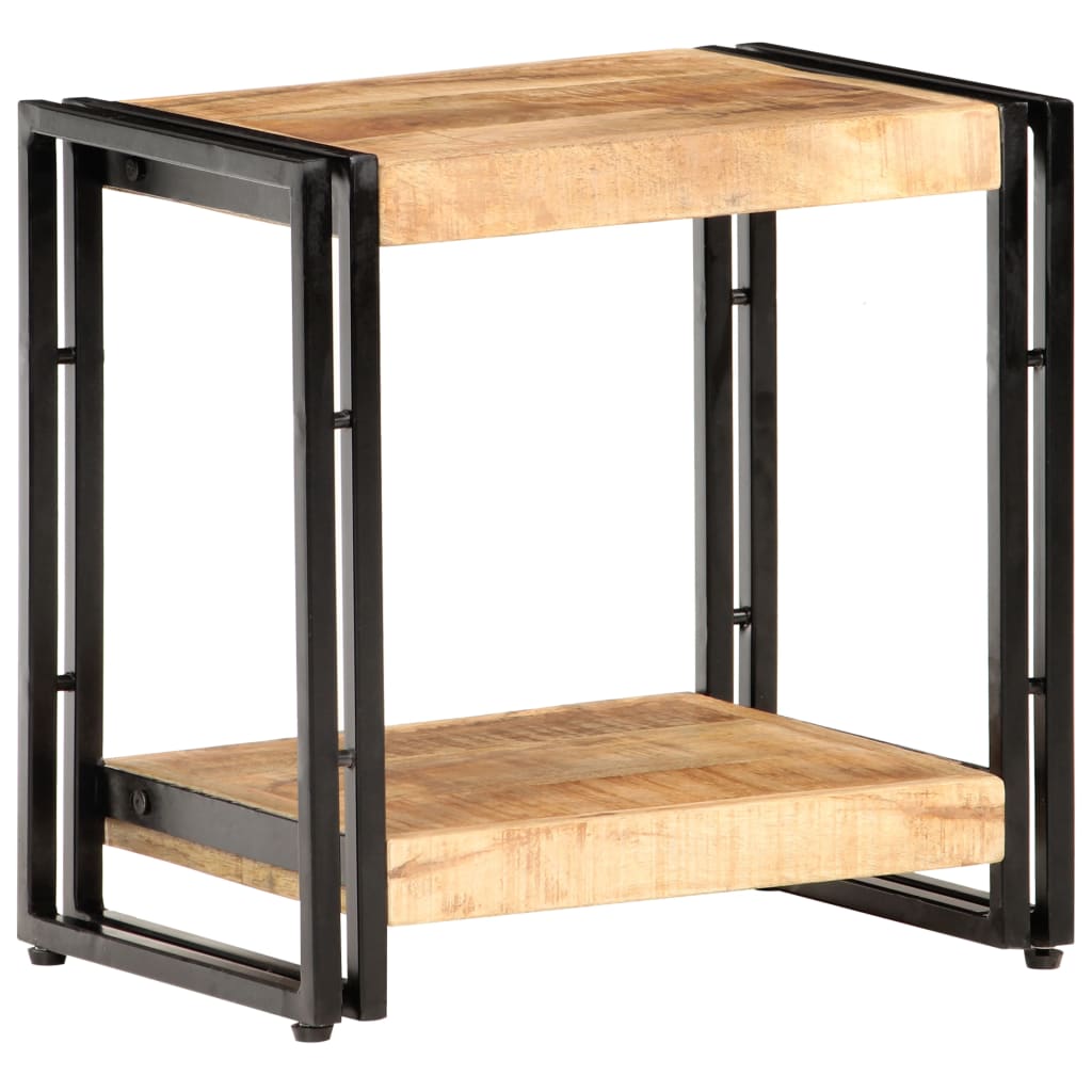 Table d'appoint 40x30x40 cm Bois de manguier brut