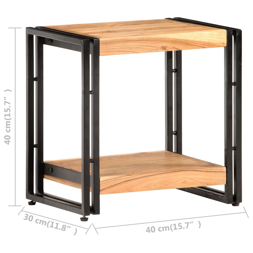 Table d'appoint 40x30x40 cm Bois d'acacia massif