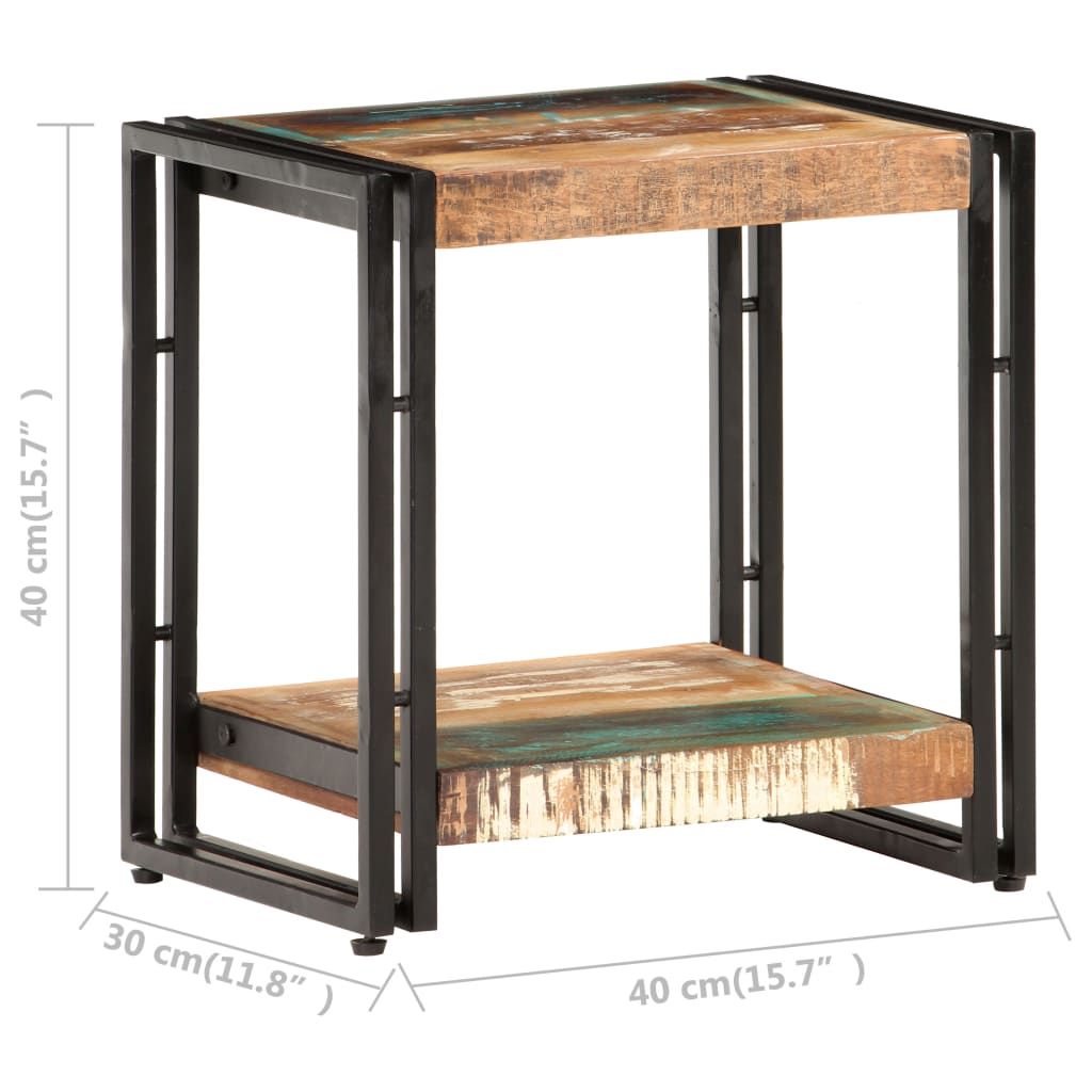 Table d'appoint 40x30x40 cm Bois de récupération massif