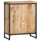 Armoire à vin 62x33x78,5 cm Bois de manguier brut