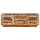 Meuble TV 120x30x40 cm Bois de manguier brut