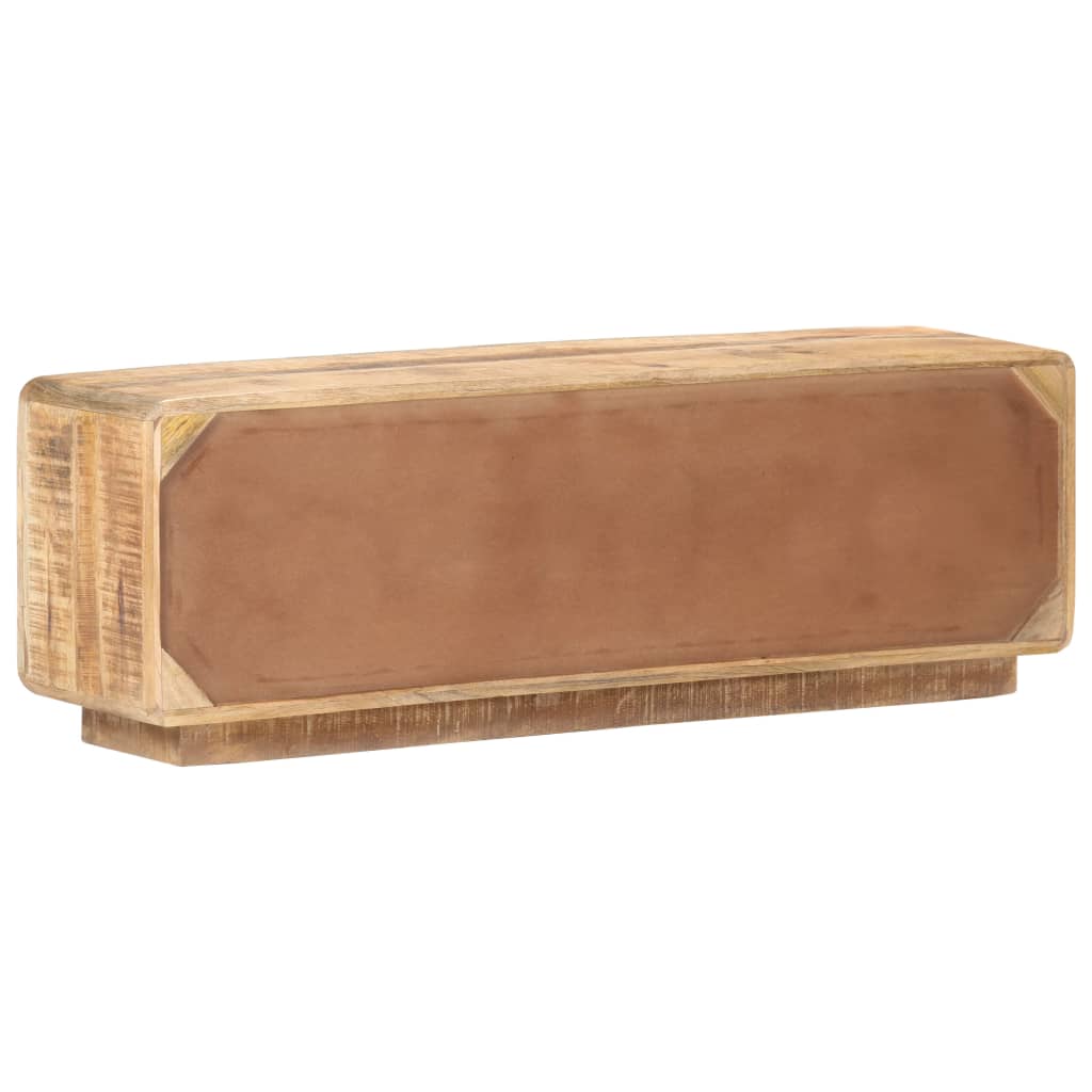 Meuble TV 120x30x40 cm Bois de manguier brut