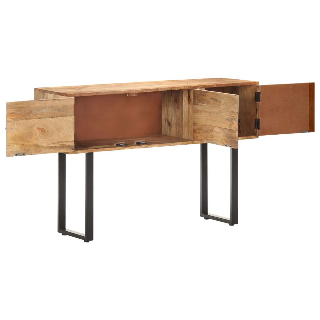 Sideboard 116x35x75 cm Massives Mangoholz