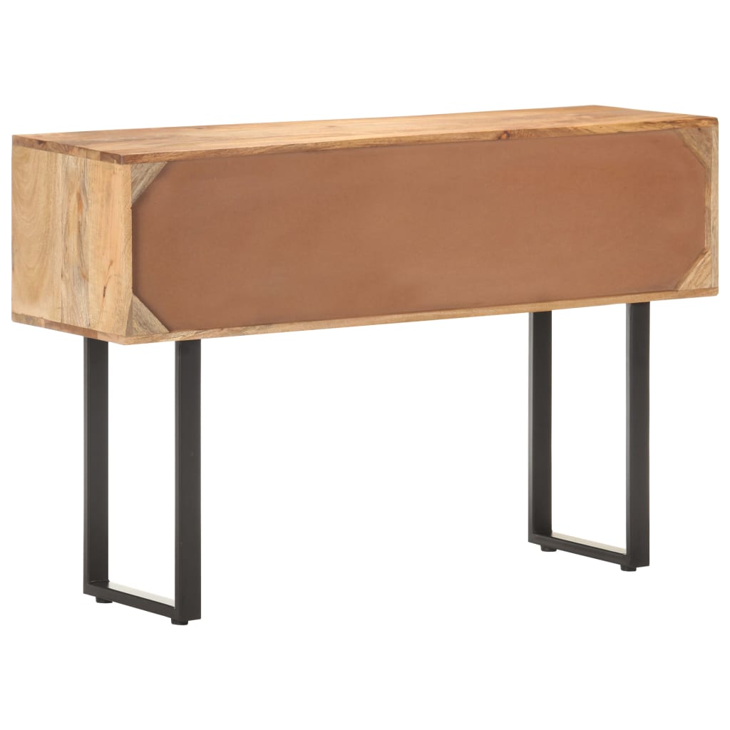 Sideboard 116x35x75 cm Massives Mangoholz