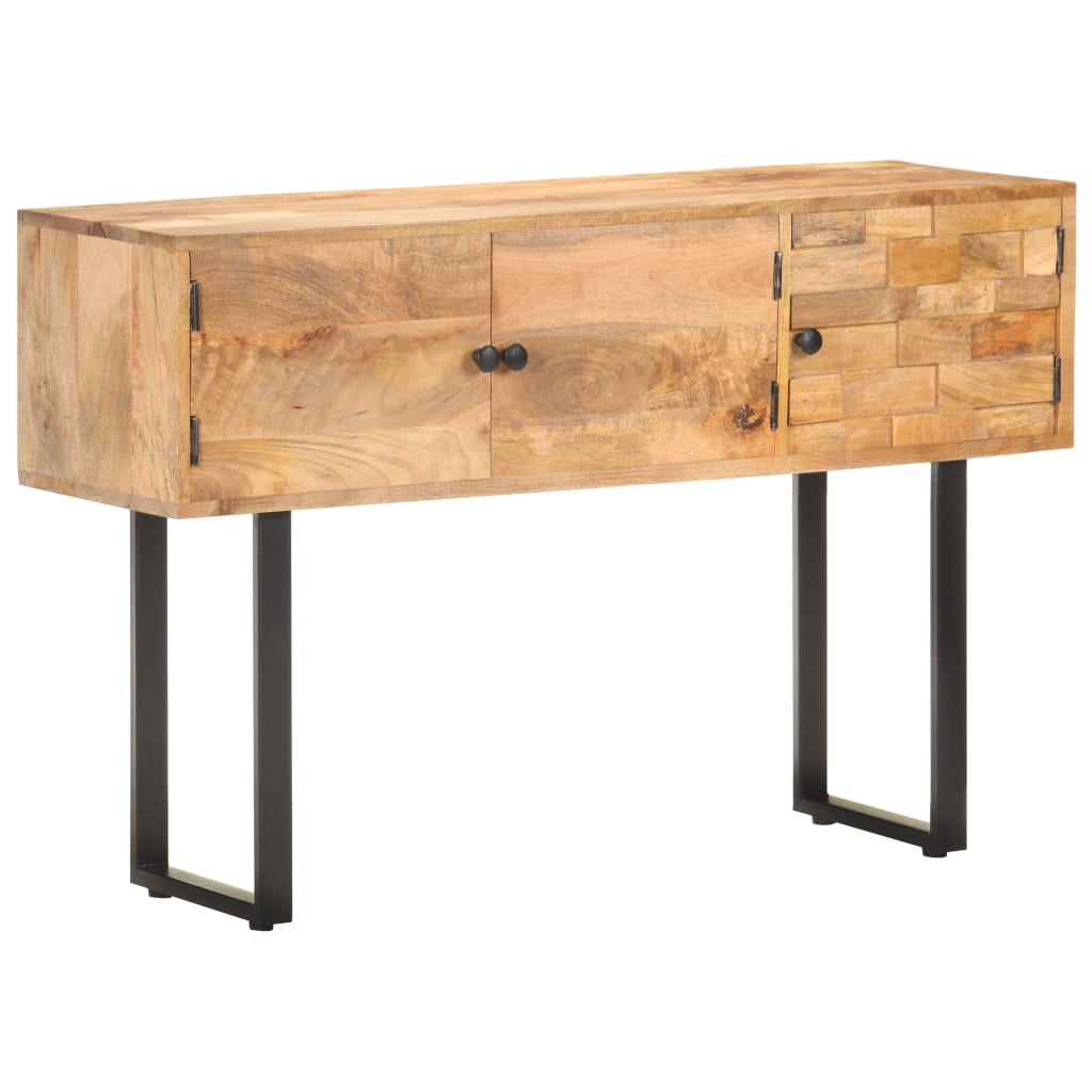 Sideboard 116x35x75 cm Massives Mangoholz