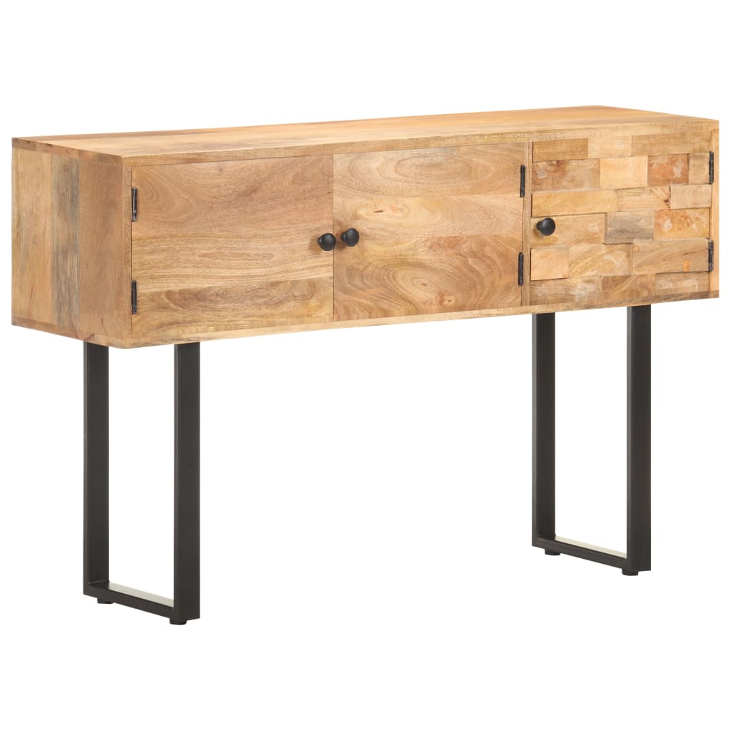 Sideboard 116x35x75 cm Massives Mangoholz