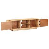 Meuble TV 116x30x35 cm Bois de manguier solide