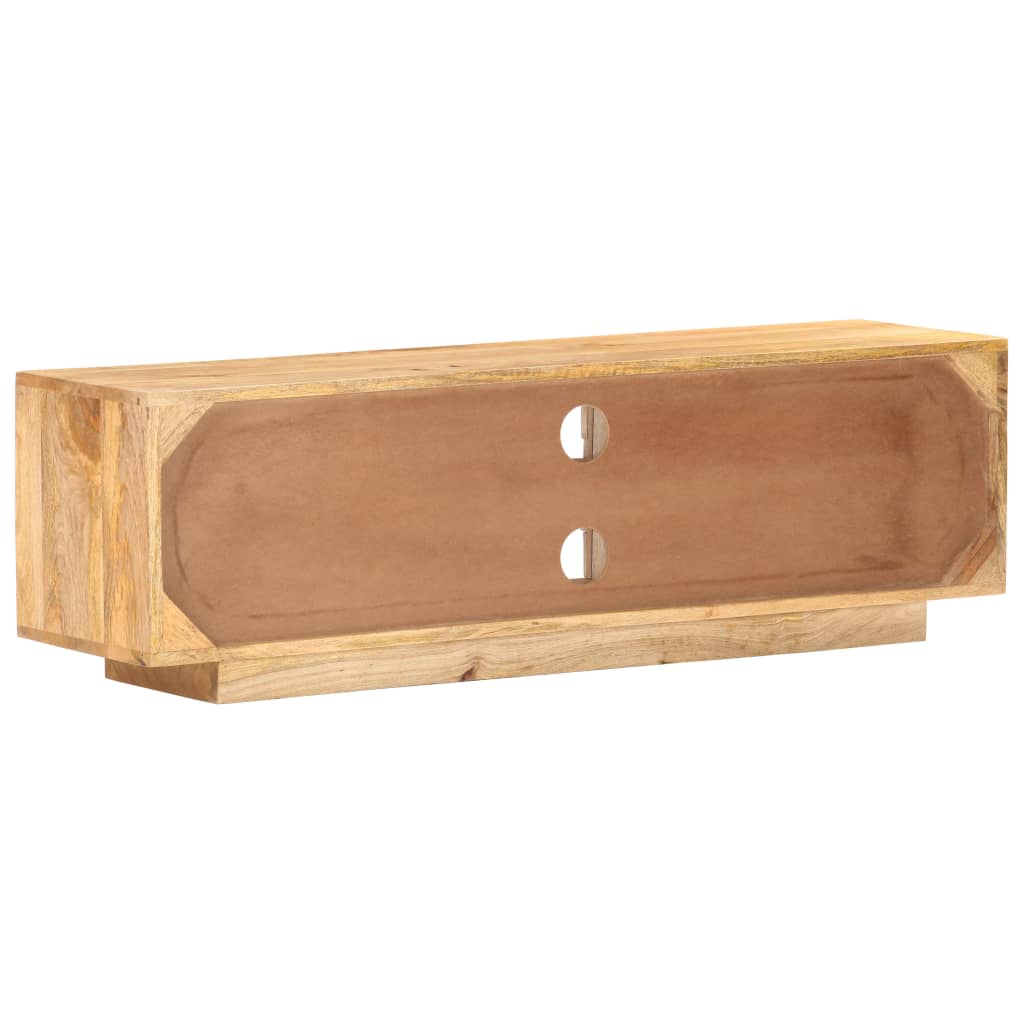 Meuble TV 116x30x35 cm Bois de manguier solide