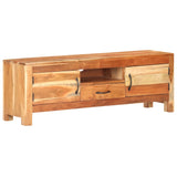 Meuble TV 116x30x40 cm Bois d'acacia massif