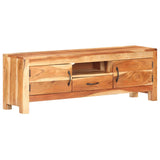 Meuble TV 116x30x40 cm Bois d'acacia massif