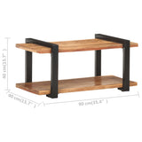 Meuble TV 90x40x40 cm Bois d'acacia solide