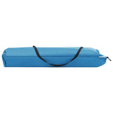 Chaise longue pliable 2 places bleu acier