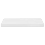 Étagère murale flottante 4 pcs Blanc brillant 60x23,5x3,8cm MDF