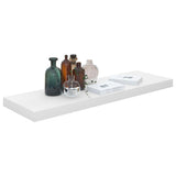 Étagère murale flottante Blanc brillant 80x23,5x3,8 cm MDF