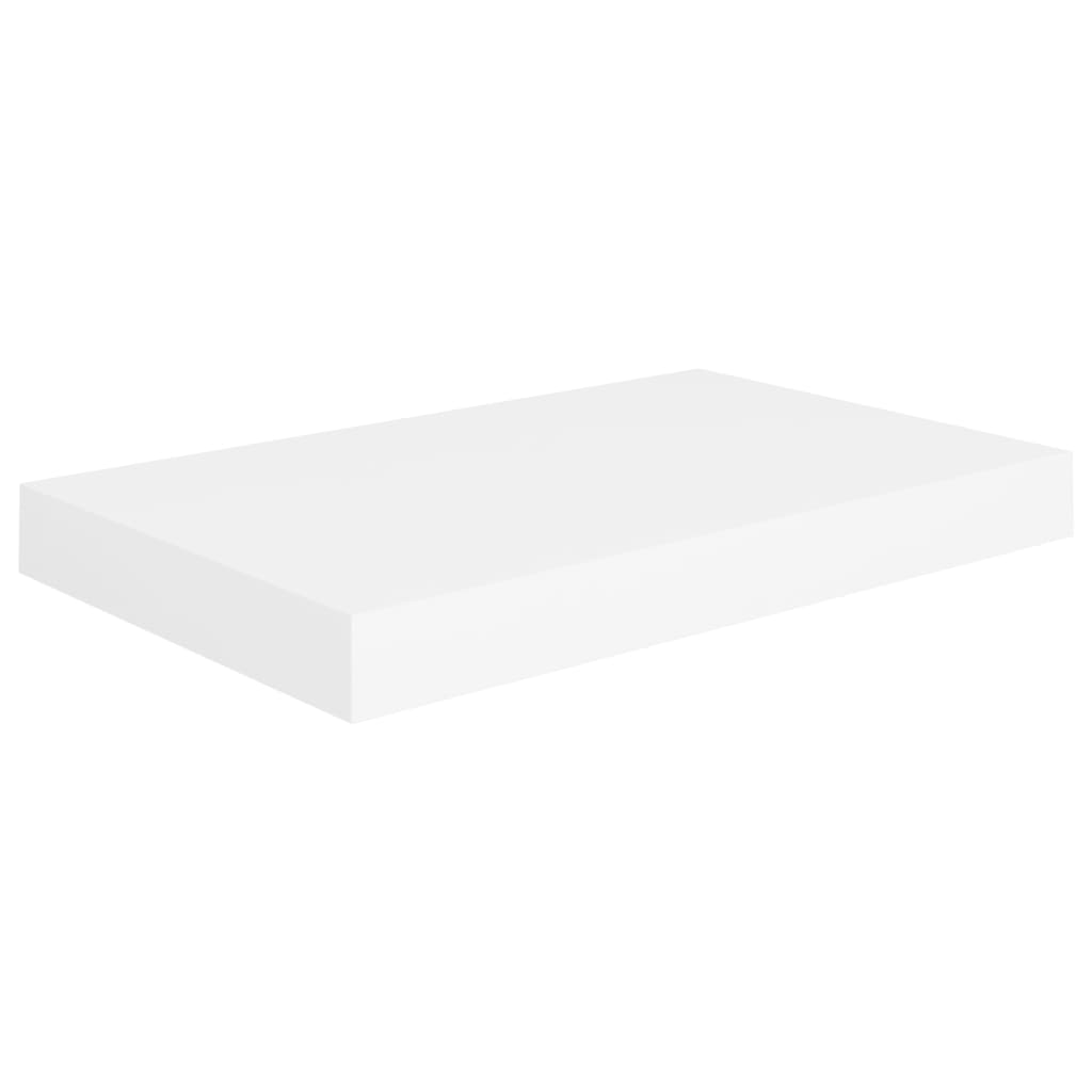 Étagères murales flottantes 2 pcs blanc 40x23x3,8 cm MDF