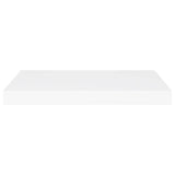 Étagères murales flottantes 2 pcs blanc 60x23,5x3,8 cm MDF