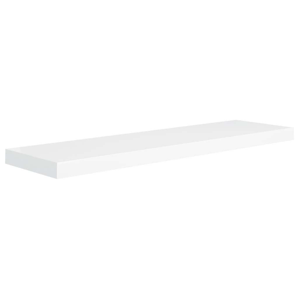 Étagères murales flottantes 4 pcs blanc 90x23,5x3,8 cm MDF