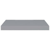 Étagères murales flottantes 4 pcs gris 50x23x3,8 cm MDF