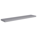 Étagère murale flottante gris 120x23,5x3,8 cm MDF