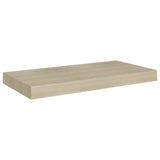 Étagère murale flottante chêne 50x23x3,8 cm MDF